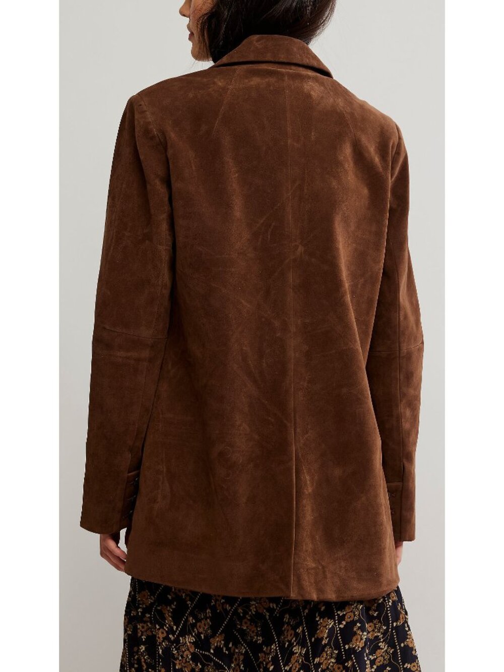 Free People Oversized Brown Blazer - Picture 5 of 13